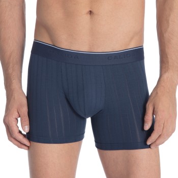 Calida Pure and Style Boxer Brief 26986 Indigoblå bomuld Large Herre