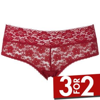 Triumph Trusser Lace Hipster 15 Rød polyamid Medium Dame