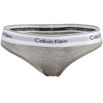Calvin Klein Trusser Modern Cotton Plus Thong Grå 3XL Dame