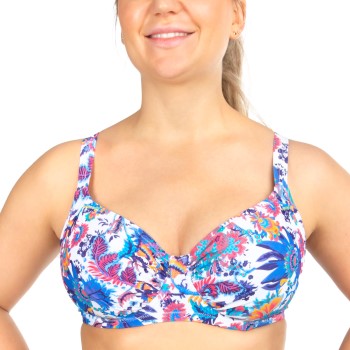 Damella Sophia Floral Underwire Bikini Bra Hvid Mønster E 38 Dame