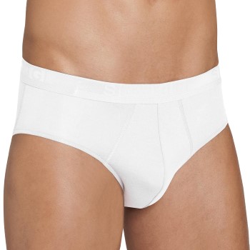 Sloggi Men EverNew Midi Hvid bomuld Large Herre