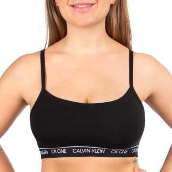 Calvin Klein Bh One Cotton Bralette Sort Large Dame