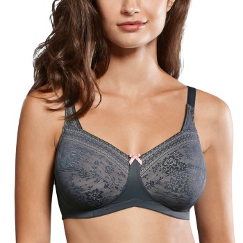 Anita Bh Care Fleur Wireless Mastectomy Bra Mørkgrå A 75 Dame