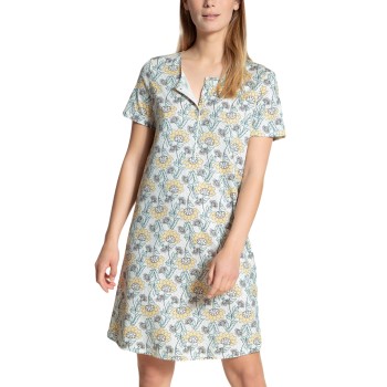 Calida Cosy Nights Sleepshirt Mintgrøn bomuld Small Dame