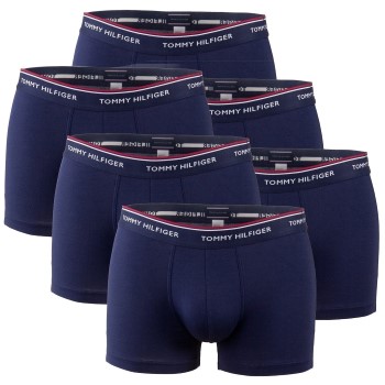 Tommy Hilfiger 6P Stretch Trunk Premium Essentials Mørkblå bomuld Small Herre