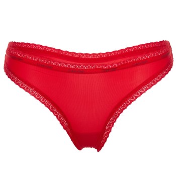 Calvin Klein Trusser Bottoms Up Refresh Thong Rød polyamid Large Dame