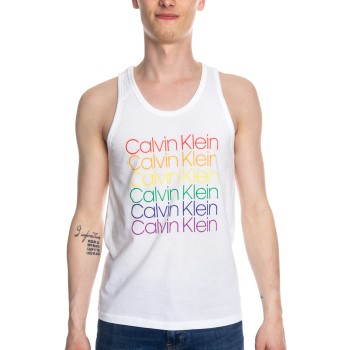 Calvin Klein Pride Lounge Tank Hvid bomuld Large Herre