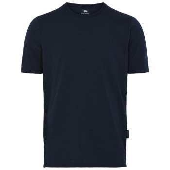 Dovre Organic Wool Crew Neck T-shirt Marineblå merinould Large Herre