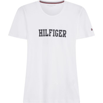Tommy Hilfiger Organic Cotton T-shirt O-neck Hvid økologisk bomuld Large Dame