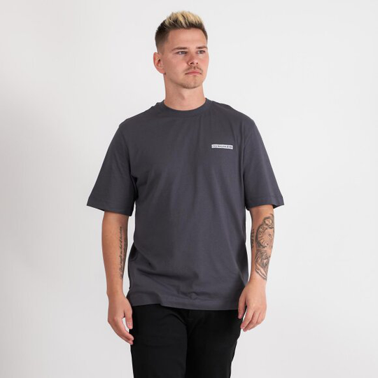Micro flock box tee