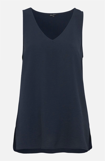 Vævet bluse i crepe Alma