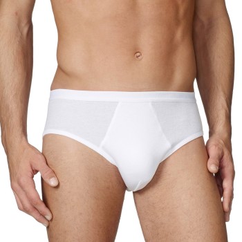 Calida Cotton 1 Herr Midi 24310 Hvid bomuld Small Herre