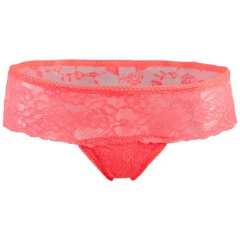 Damella Trusser Lace Brief Orange polyamid Large Dame